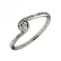 Anello Salvini Donna Primo Bacio in Oro bianco Diamante 20067578-14 - 20067578-14